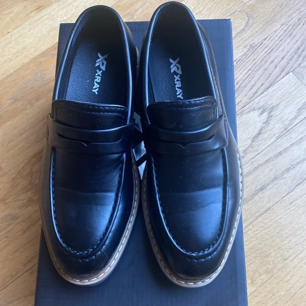 XRAY black boys shoes size 3.5